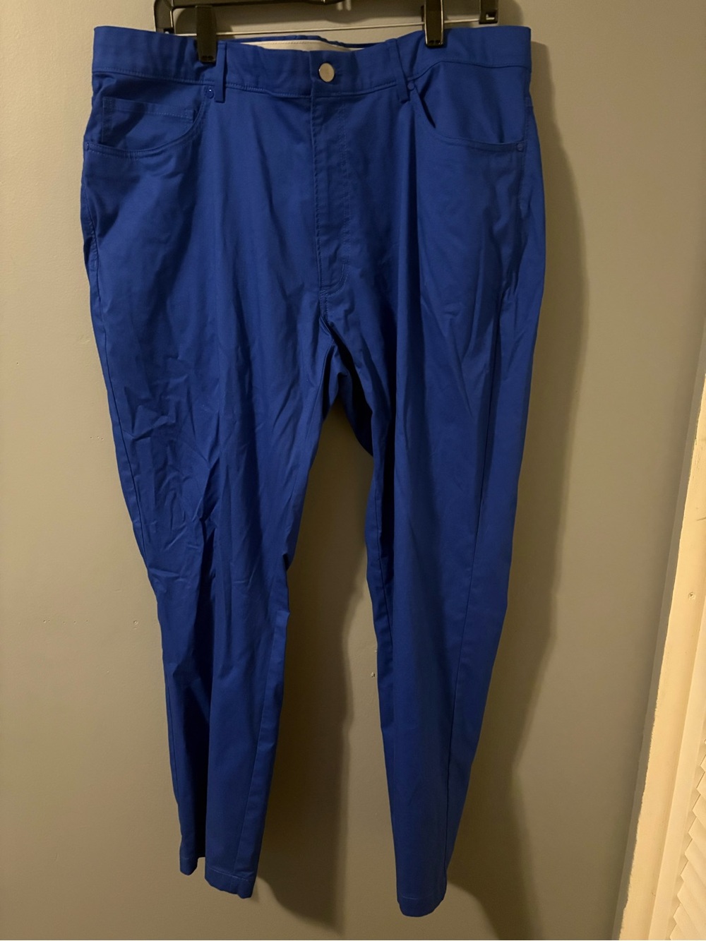Greg Norman Collection Royal Blue Stretch Chinos